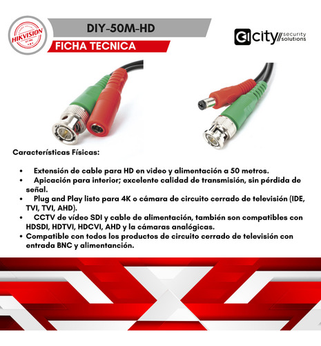 Cable Coaxial 50m / 100% Cobre Epcom Titanium