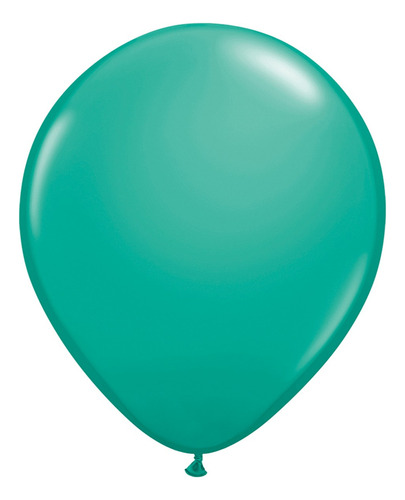 Bexiga Balão Liso Todas As Cores 16 Polegadas 12 Unidades Cor Verde Berilo