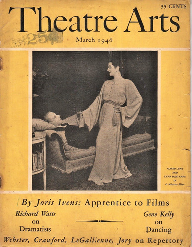 Revista / Theatre Arts ( 1935-1947 ) ( Lote X 3 )