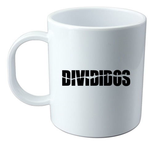 Taza Plástico Blanca Para Sublimar Alta Calidad Divididos