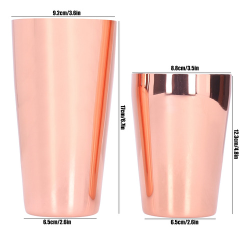 Coctelera Boston, Mezclador De Bebidas De Vino De Acero Inox