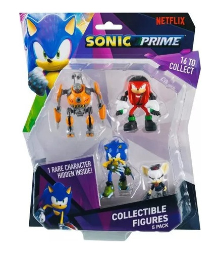 Muñeco Sonic Prime X5 Figura Coleccionable B 6cm Son2040 Srj