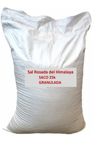 Saco 25k Sal Rosada Del Himalaya Granulada