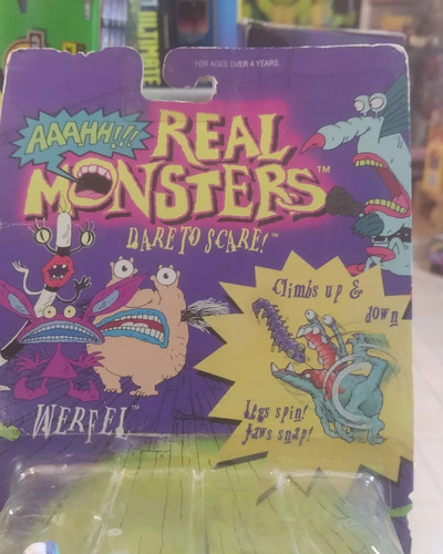 Aaahh!!! Real Monsters, Dare To Scare, Werfel Monster Figure (Usado)