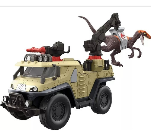 Jurassic World Captura De Dinosaurio Y Destrucción De Camión
