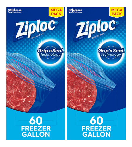 Ziploc - Bolsas Para Congelador Con Nueva Tecnologa Grip 'n