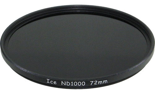 Ice 72mm Nd1000 Solid Neutral Density 3.0 Filtro (10-stop)