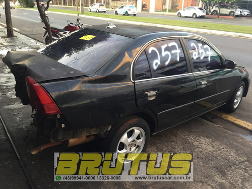 Honda Civic 1.7 2002 Sucata Para Retirada De Peças