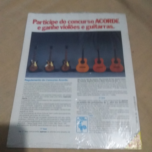 Revista Acorde Curso Prático De Violão E Guitarra ( Nova )
