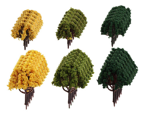 Modelo De Árboles En Miniatura Árboles De 30 Piezas