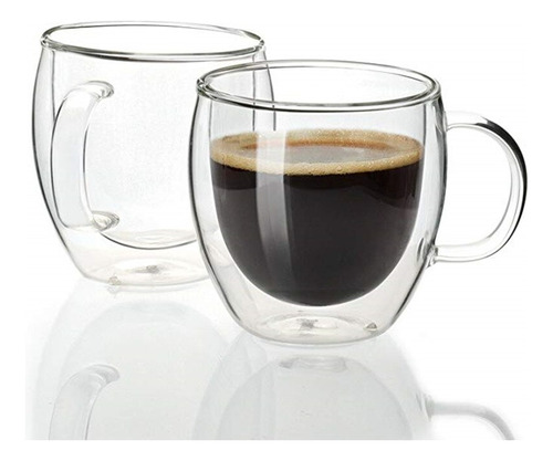 Vaso Doble Fondo - Café - Te - Chocolate- Capacidad 250 Ml