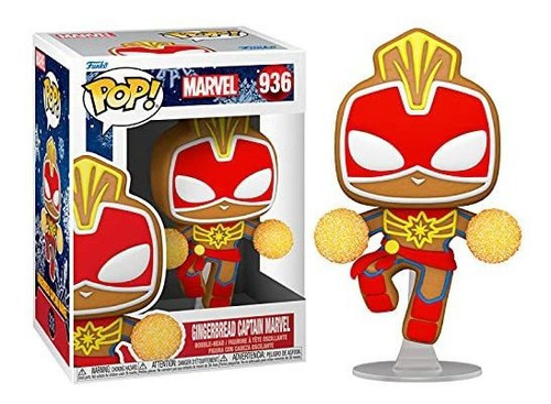 Funko Pop Gingerbread Captain Marvel #936 - Marvel