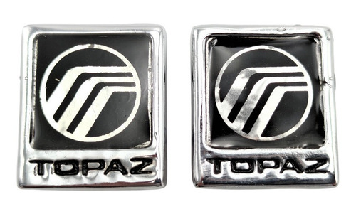 Emblemas Topaz Laterales Auto Clasico Metal Adheribles