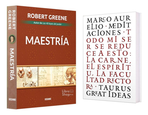 Maestría + Meditaciones Marco Aurelio Pack 2 Libros