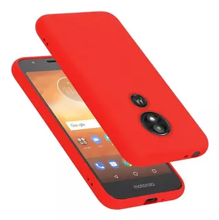 Funda Case For Motorola E5 Plus Soft Feeling Antishock Rojo