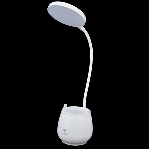Lámpara De Escritorio De Cuello De Cisne Led Pluma De Luz Le
