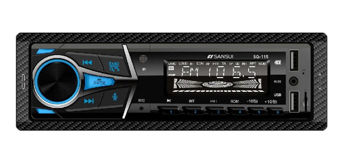 Radio Auto Sansui Sq-115 Con Usb Y Bluetooth