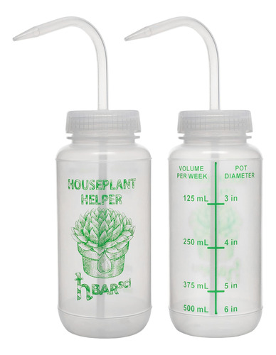 2pk Botella De Agua Para Plantas Domésticas, 16 Oz - Escala 