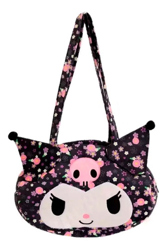 Cartera Bolso Kuromi Estampa Floral