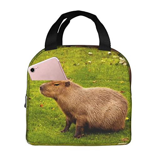 Bolsa De Almuerzo Regulable De Capybara Para Mujeres T4p2u