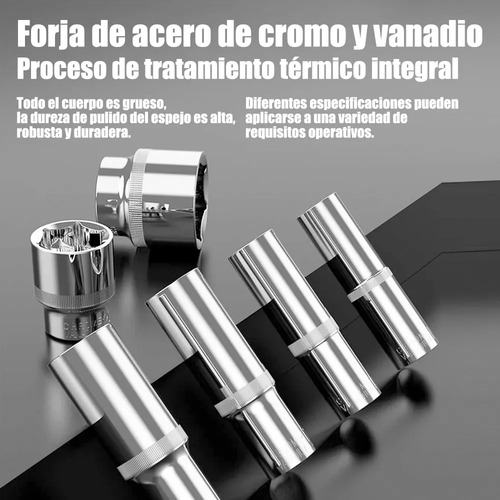 Juego De Herramientas Dados Llave Mecánicas Autocle 46pcs