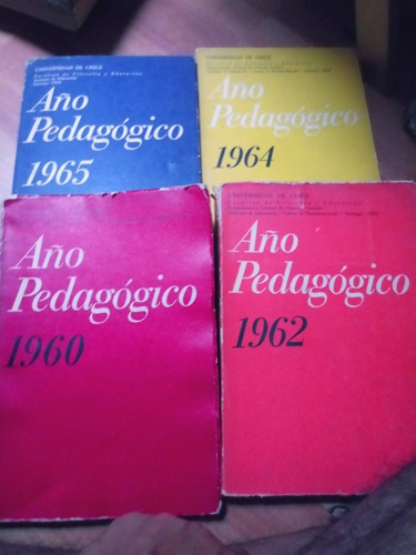 Año Pedagógico 1965 1964 1960 1962