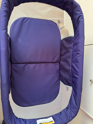 Cuna Moises Esmeralda Navy + Colchon Antireflujo Infanti (Usado)
