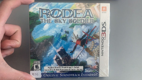 Rodea The Sky Soldier 3ds Sellado Con Soundtrack