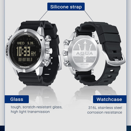 Reloj Electrónico Digital Resistente Al Agua North Edge