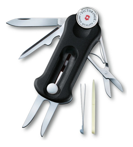 Navaja Victorinox Para Golf Negra. Por Banimported