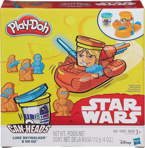 Masa Play Doh Star Wars Luke Y R2-d2 Hasbro Mundo Manias