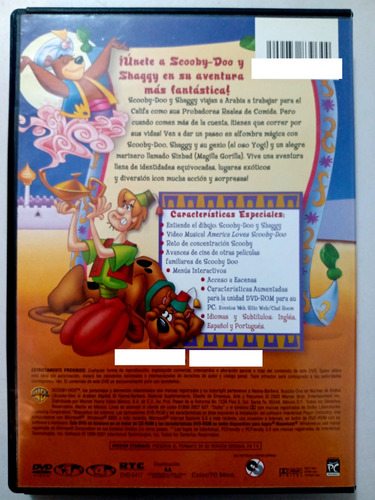 Scooby-doo En Noches De Arabia Dvd Original (Usado)