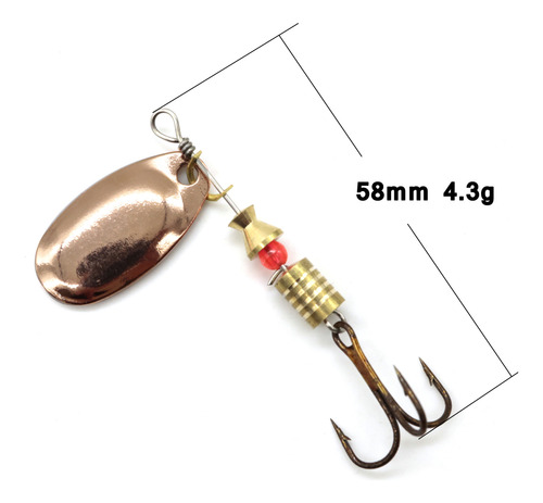 Set De Redes De Pesca Con Señuelo: Cebos Metálicos Ligeros Y