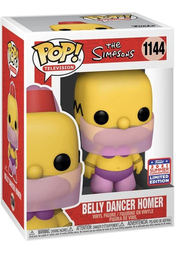 ¡funko Pop! La Bailarina Del Vientre De Los Simpson Homer 11