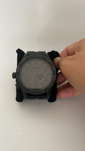 Relógio Nixon 51-30 Masculino Preto Silicone Pulseira Preto Preto Preto (Usado)