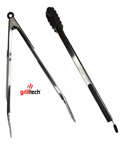 Imagen 1 de 8 de Tenaza Parrillera Premium Xl Grilltech