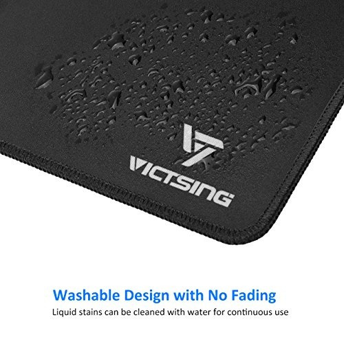 Victsing Mouse Pad Con Bordes Cosidos, Alfombrilla Para Rat