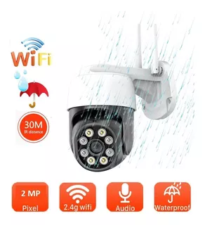 Camara Ip De Seguridad Vigilancia Exterior 1080 Domo 360 Ptz