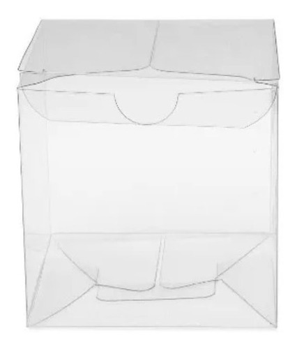 35 Caja Cubo #10 10x10x10 Cm Transparente De Acetato