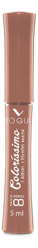 Labial Líquido Vogue Indeleble Colorisimo Larga Duración Encanto 5ml