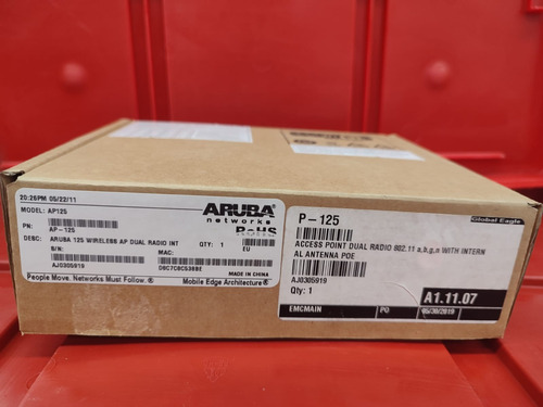 Aruba Ap-125, Access Point Dual Radio A,b,g,n 2.4 Y 5 Ghz