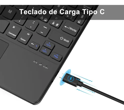Funda Smart Case Con Teclado Touchpad Para iPad Air 11 M2