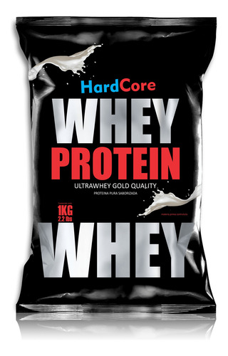 1 Kg Whey Protein Hardcore Proteína 100% Wpc