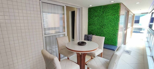 Imagem 2 de 30 de Apartamento Vista Mar E Porteira Fechada Com 2 Dormitórios À Venda, 106 M² Por R$ 1.120.000 - Aviação - Praia Grande/sp - Ap3389