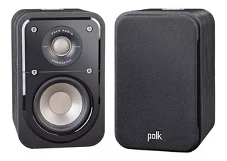 Par De Bocina Polk Audio S15aw Repisa/50w/5.25 /2 Vías Cafe Color Negro