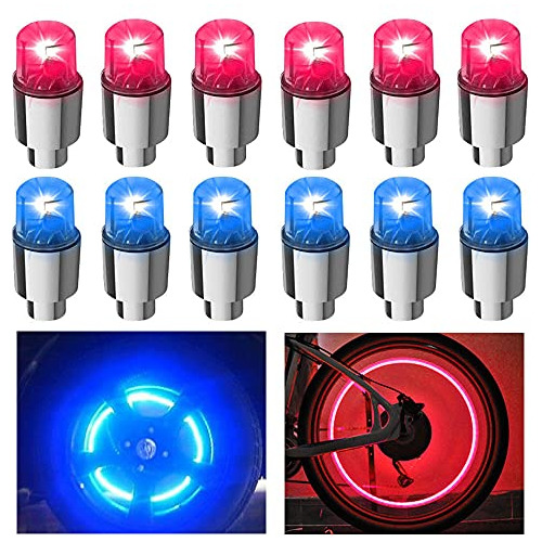 12 Pcs Luces De Rueda Led Flash Light Lámpara De Tapa ...