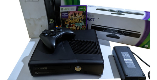 Xbox 360s 250gb Rgh 3 Con Aurora + Kinect - Impecable !!!