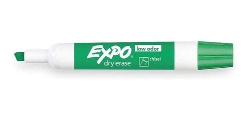 Marcador Pizarrón Sharpie Expo Verde Cincel 12 Pzs