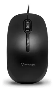 Mouse Alámbrico Ergonómico Usb Vorago Mo-100 Negro