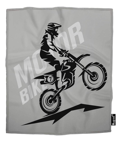 Mugod Manta De Moto De Motocross Con Casco De Motociclista